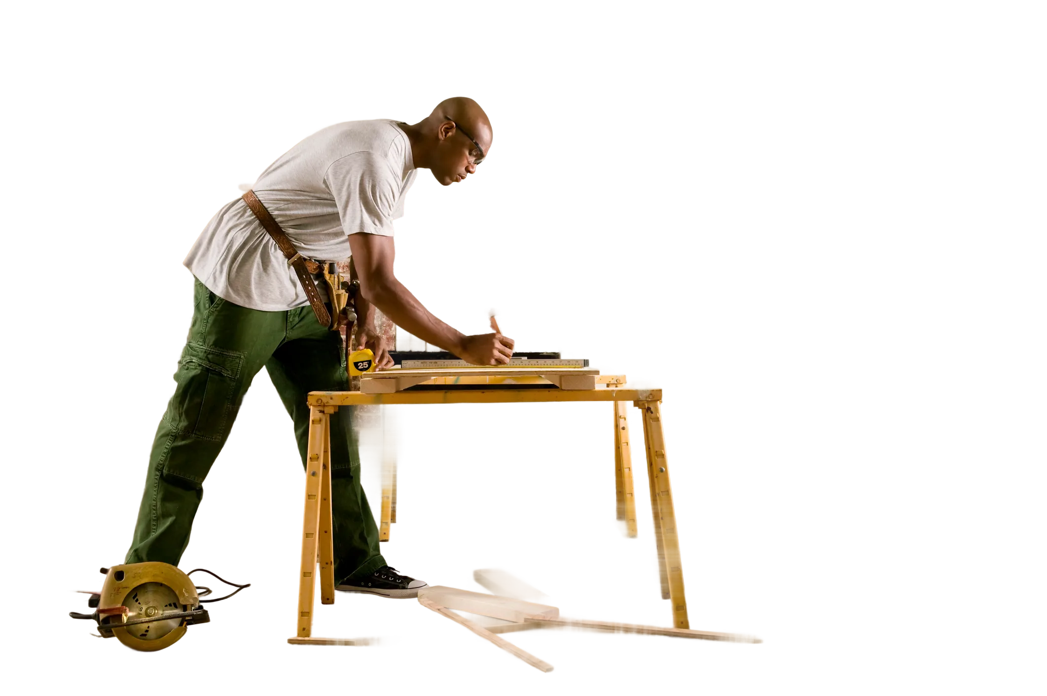 Contractor at work